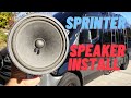 Diy sprinter speaker upgradevan life mercedes 907 sprinter front speaker replacement