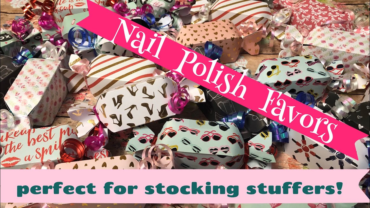 Craft Fair Idea # 6: Nail Polish Favors 💕 | 2018 craft fair ideas vinyl