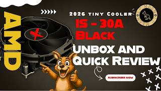 This Tiny CPU Cooler Beats Stock?! IS-30A BLACK Review &amp; Comparison