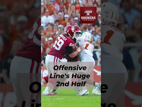 Oklahoma's Offensive Line was HUGE in 2nd half comeback win over Texas