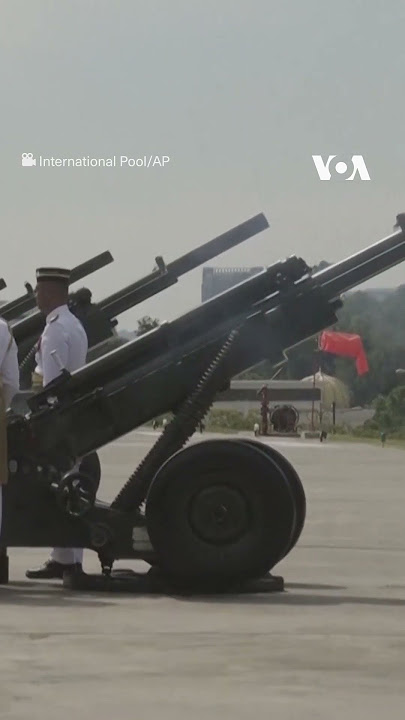 Gun Salute as Sultan Ibrahim Iskandar Crowned Malaysia’s New King  | VOA News #shorts