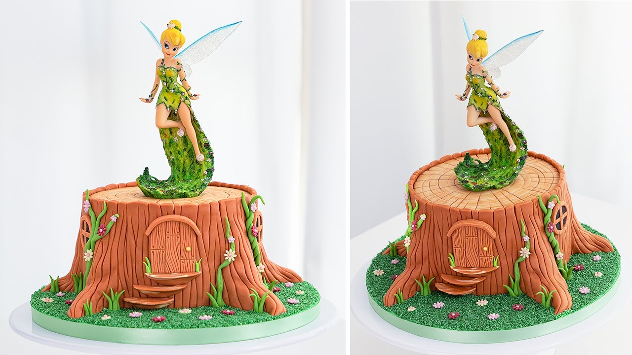 Tinkerbell Cake Design Images (Tinkerbell Birthday Cake Ideas) | Tinkerbell  birthday cakes, Tinkerbell cake, Disney birthday cakes
