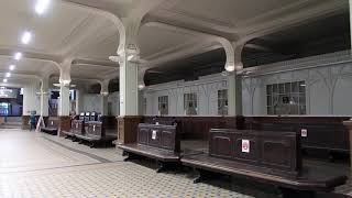 Как объявляют поезда на Витебском вокзале Петербурга (HD)