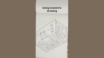 Using Isometric drawing #shorts #shortsfeed #architecture #design #interiordesign #art #drawing