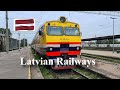 Train Riga - Valga from Latvia to Estonia / Латвийские железные дороги / Из Риги в Валгу