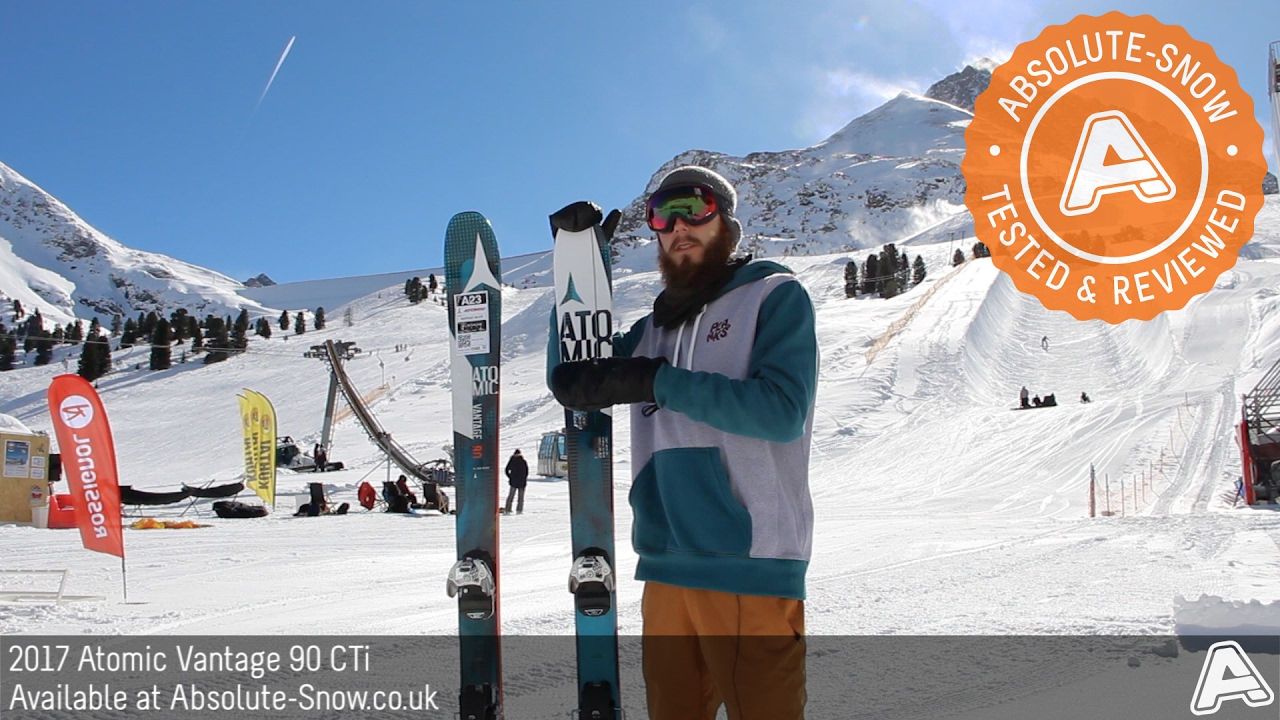 2016 / 2017 | Atomic Vantage 90 CTi Skis | Video Review - YouTube