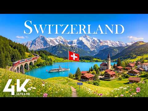Switzerland in 4K – Majestic Landscapes & Nature | Soothing Relaxation Music