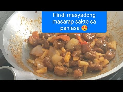 lutuin mo ito😁malimutan mo at sarap balik balikan😱😁😍 sweet &sour 😍