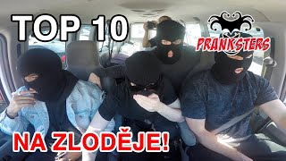 TOP 10 PRANKŮ NA ZLODĚJE!