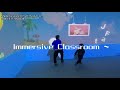 Immersive projection classroom interactive learning for kids