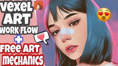 VEXEL ART WORKFLOW + FREEARTGIVEAWAY MECHANICS ⬇⬇