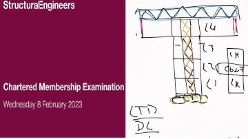 2023 IStructE Past Exam - Question 4 - Section 2c - Part 1 Load Take Down