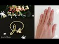 How to Make a Mistletoe Bead Ring