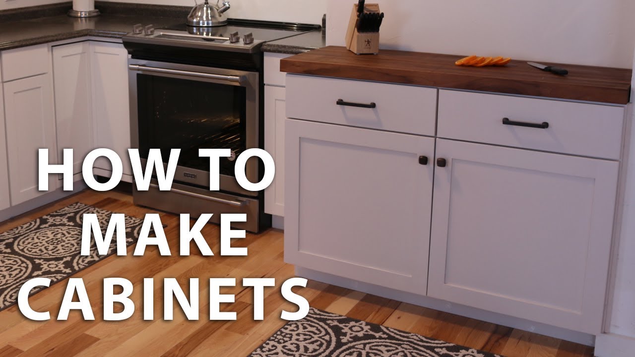 How To Make DIY Kitchen Cabinets YouTube