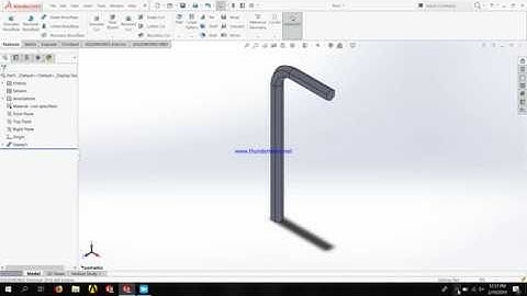 Solidworks Tutorial: Creating a Simple Allen Key