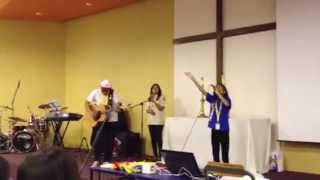 Faye Risakotta singing at 7th Singapore Camporama 2012 - Int'l Royal Ranger Camp Meeting