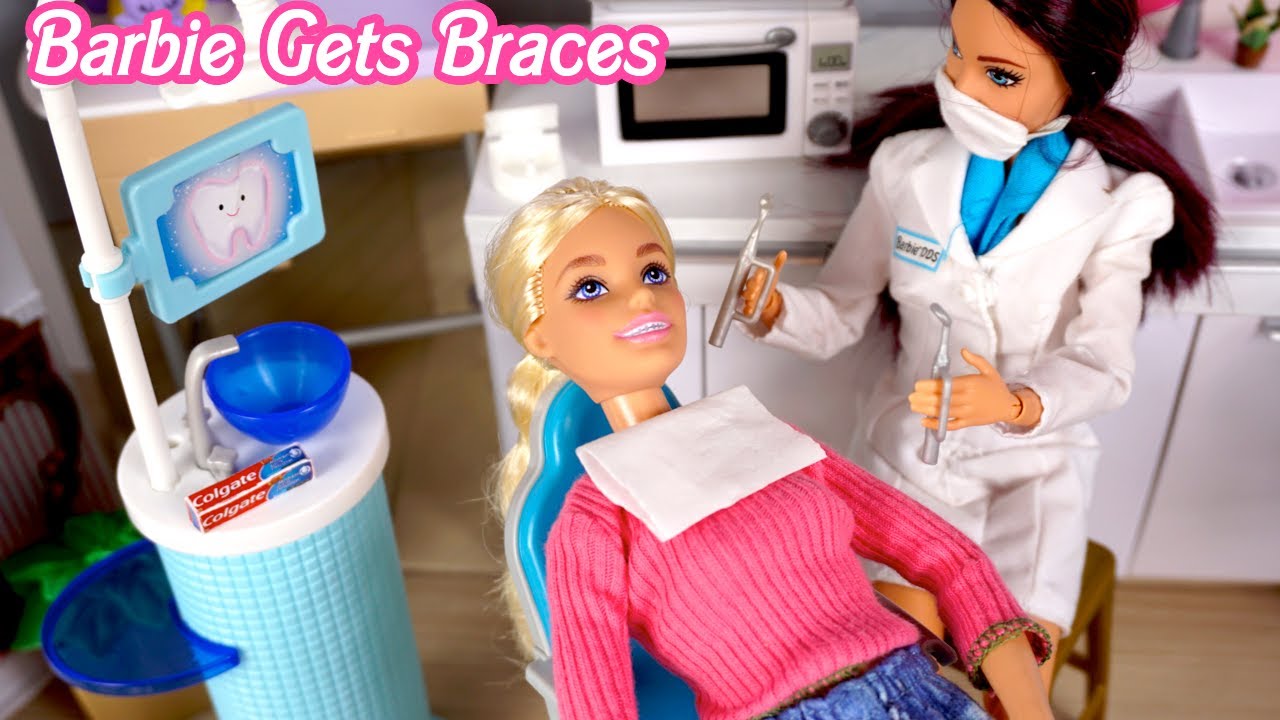 Barbie Doll Gets Braces - Dreamhouse Adventures Story - YouTube