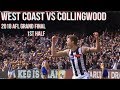 West Coast Eagles vs Collingwood Grand final 2018 All the goals, behinds & highlights 1stHALF