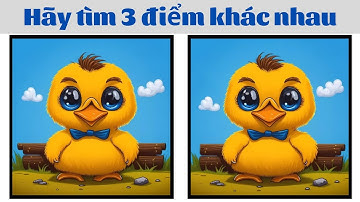 tìm 3 điểm khác nhau - Luyện IQ Channel