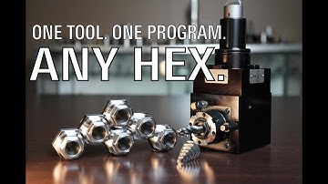 NEVER program a hexagon again! | G12.1hex milling macro