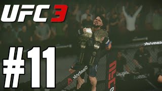 UFC 3 Middleweight Career Mode Walkthrough Part 11 - THE SUPERFIGHT!