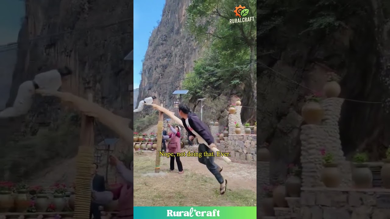 Human Catapult: This is How You Launch Yourself! 