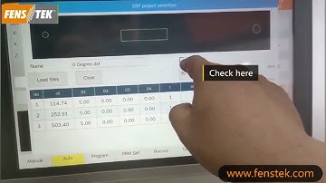 how to import the DXF file CMC3-1200