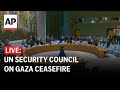 LIVE: UN Security Council votes on Gaza cease-fire
