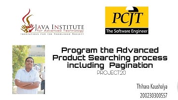 WP1 | PROJECT 20 | Program the Advanced Product Searching Process