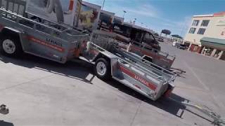 Uhaul 5x9 motorcycle trailer VS 4x9 motorcycle traier review