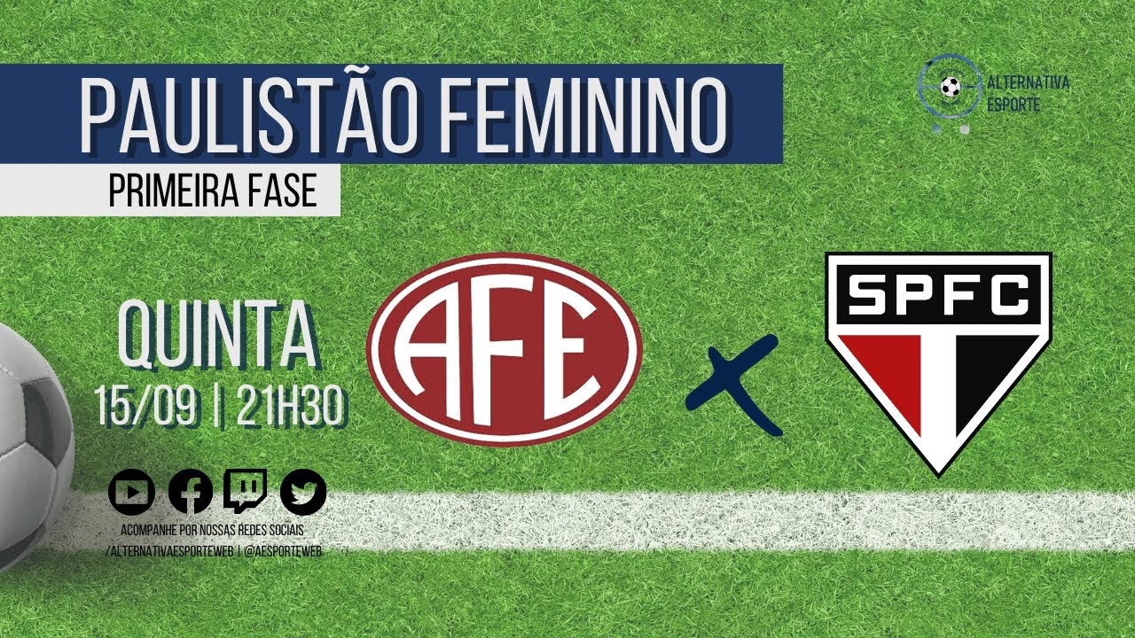 Ao vivo: acompanhe Ferroviária e São Paulo no Brasileiro feminino