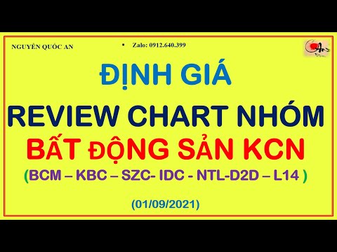 #116: ĐỊNH GIÁ VÀ REVIEW CHART NHÓM CP BĐS KHU CÔNG NGHIỆP