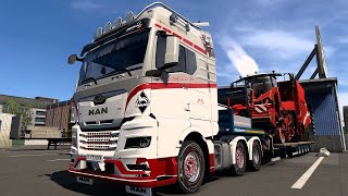 MAN TGX GX 640hp【ETS2】Euro Truck Simulator 2 Game Play ProMods Map 25