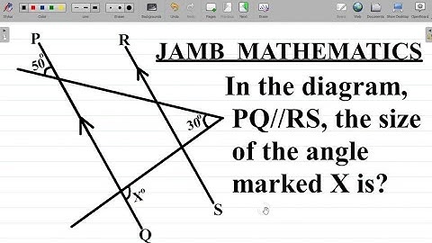 GEOMETRY - 2025 JAMB Mathematics Question and Solution on Geometry and Angles. #excellenceacademy