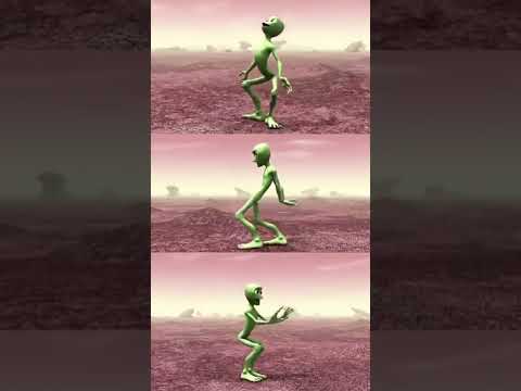 Alien dance VS Funny alien VS Dame tu cosita VS Funny alien dance VS Green alien dance  #shorts