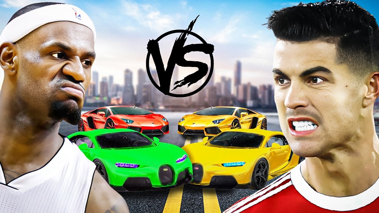 Ultimate Showdown: Ronaldo VS LeBron Car Rivalry - YouTube