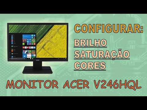 Configurar Monitor Acer V246HQL