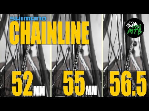 12 Speed CHAINLINE Explained - 52 vs 55 vs 56.5 mm, Shimano SLX M7100 vs M7120  Cranksets