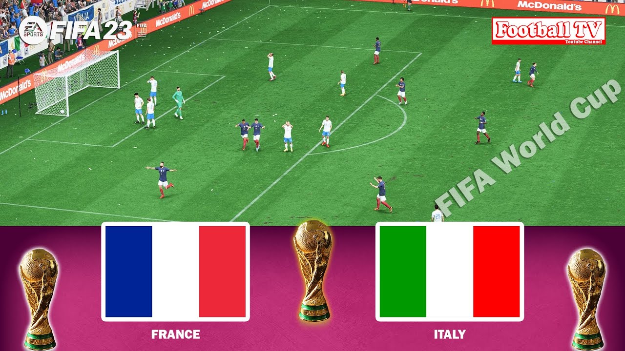 FIFA 23 France vs Italy - FIFA World Cup Final Full Match 2023 - Next Gen Gameplay