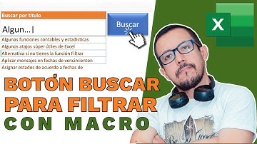 👌 Como crear un botón con MACROS PARA FILTRAR cualquier búsqueda 😎