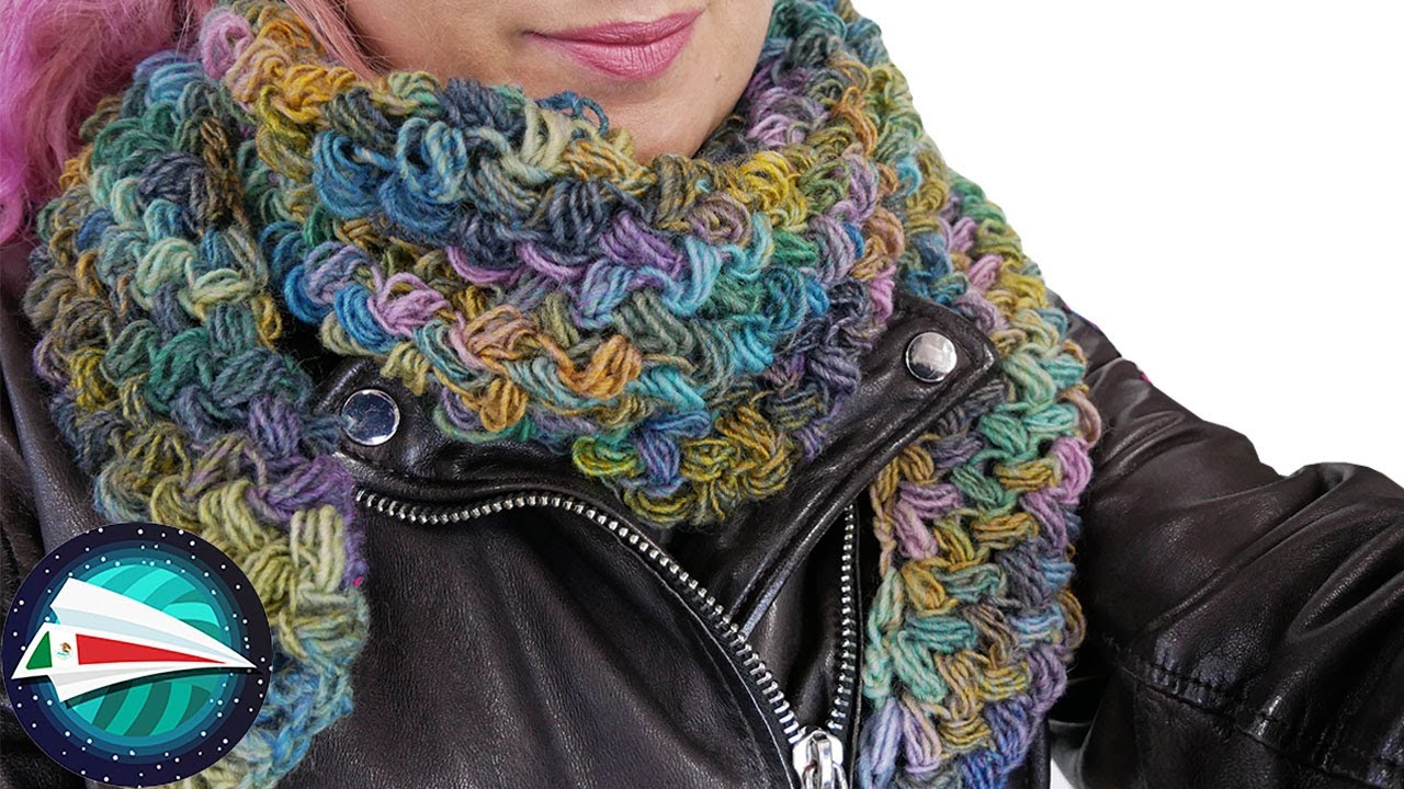 Chal triangular XXL en patrón de tejido en zigzag | Fácil y rápido para principiantes