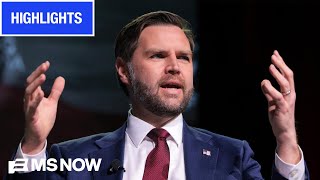 MS NOW Anchors on JD Vance's HUMILIATING week