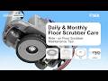 How to Maintain a Floor Scrubber | Daily Cleaning Tutorial #floorscrubber#maintenance#scrubberdryer