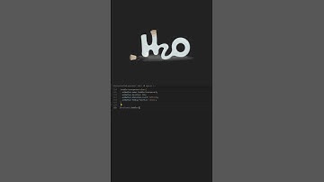 H2O - Chemical Flask Design😍#programming #coding #css #htmlcss #shorts #trending #html #animation