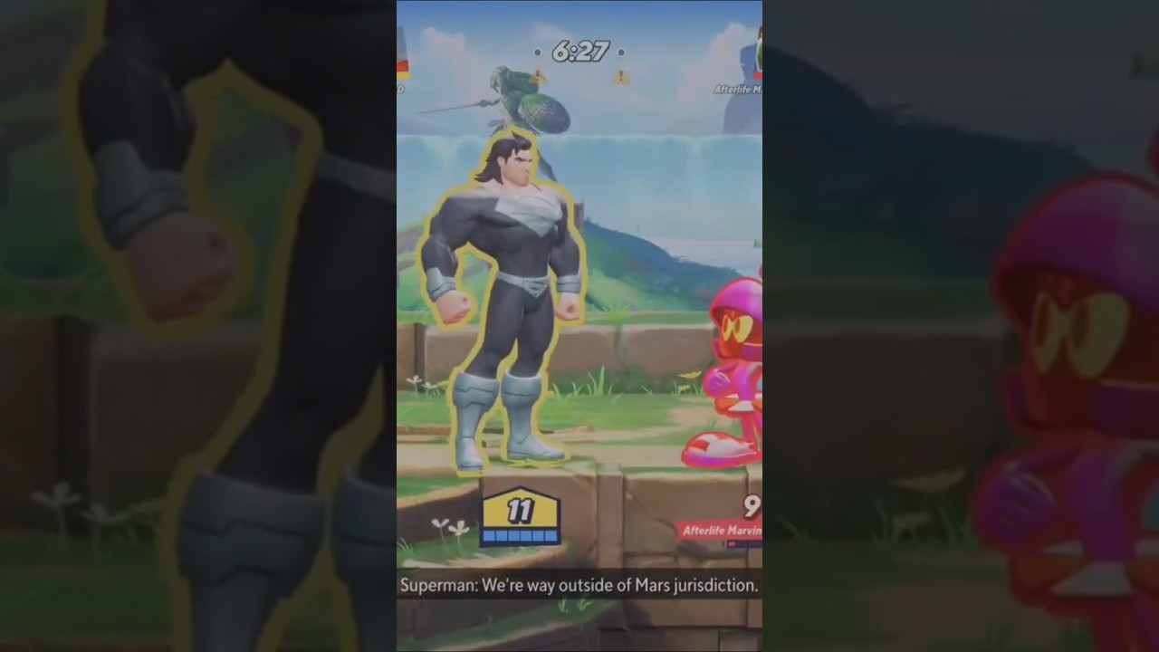 MultiVersus - What If Superman Meets Marvin the Martian! Unique Interaction 