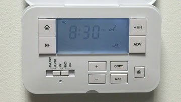 ESi Controls ES3247B 3 Channel Programmer: how to set your hot water times