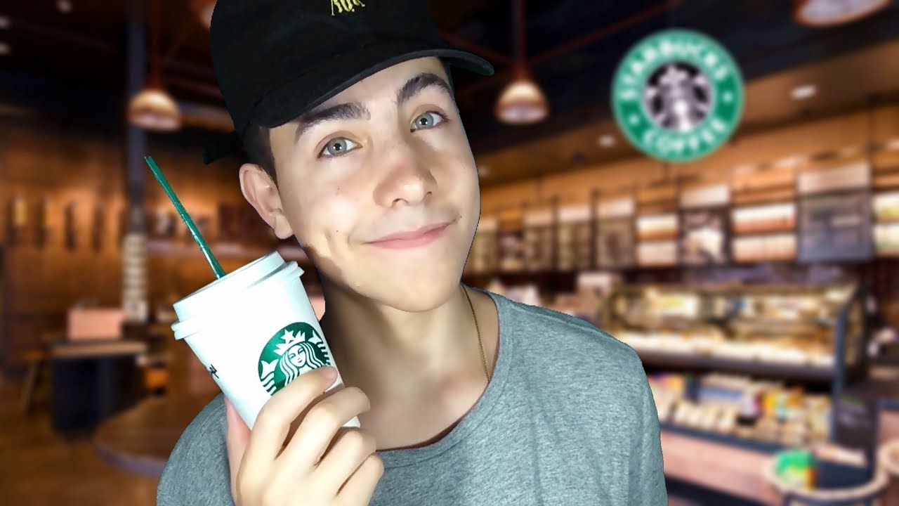 ASMR Starbucks Roleplay Português - Fala baixa, papel, copos, tapping, sons com a boca