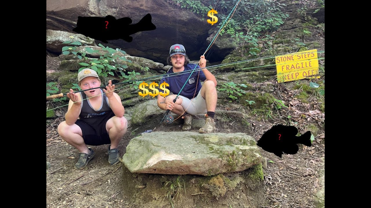 Flying Rods Cave Jump Cheap VS Expensive Fly Fishing | $30 Ollies Fly Rod! | We Found A Cave ...
