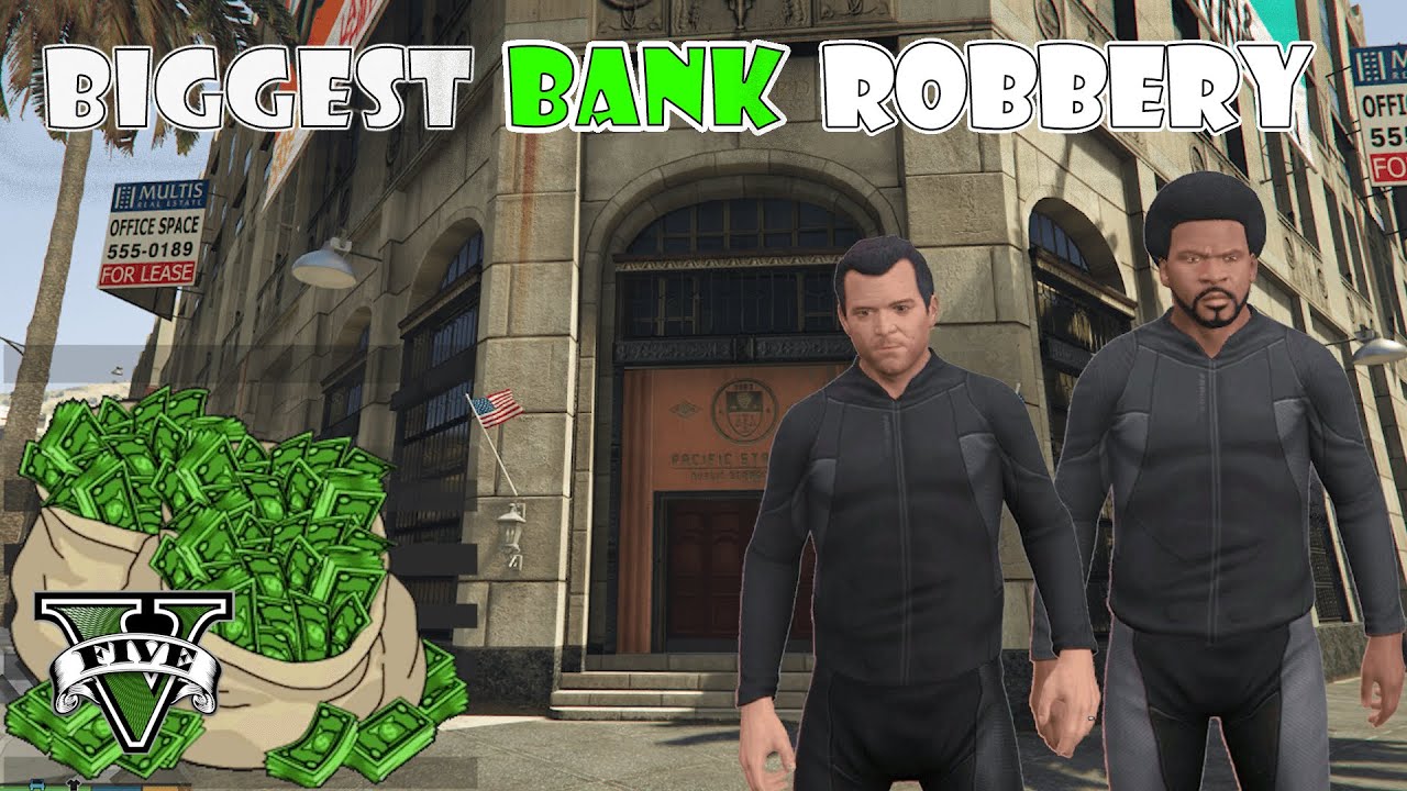 BIGGEST BANK ROBBERY EVER BY POLA VLAWGER  | GTA V GAMEPLAY