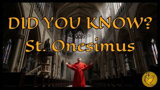 The Shocking True Story of St. Onesimus: From Runaway Slave to Bishop! ⛓️➡️✝️